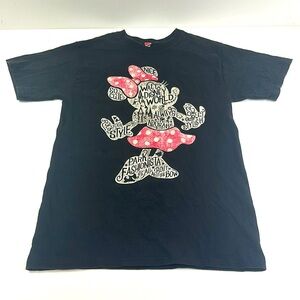 Disney Red and Black Short Sleeve Tee